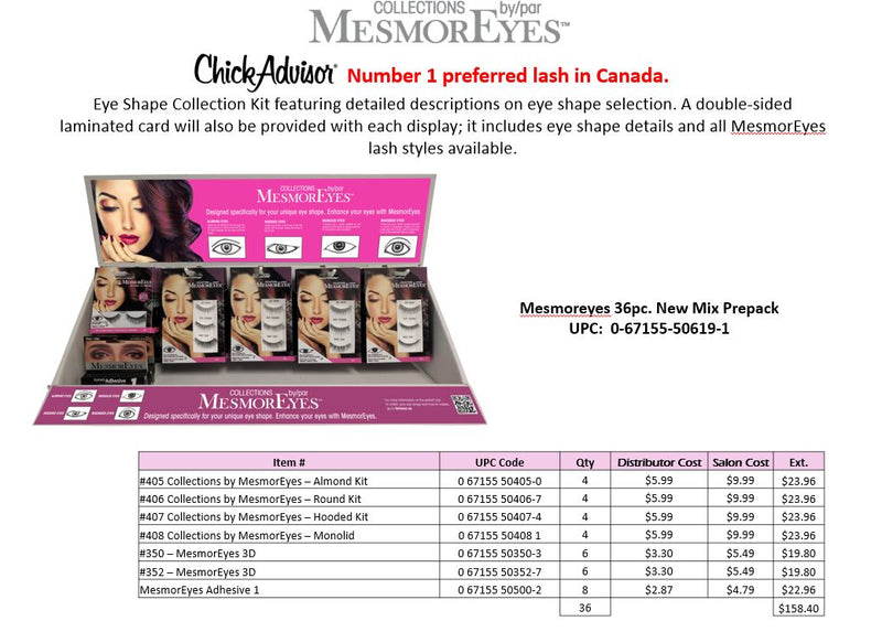 MesmorEyes New Mix Display PPK (36pc)