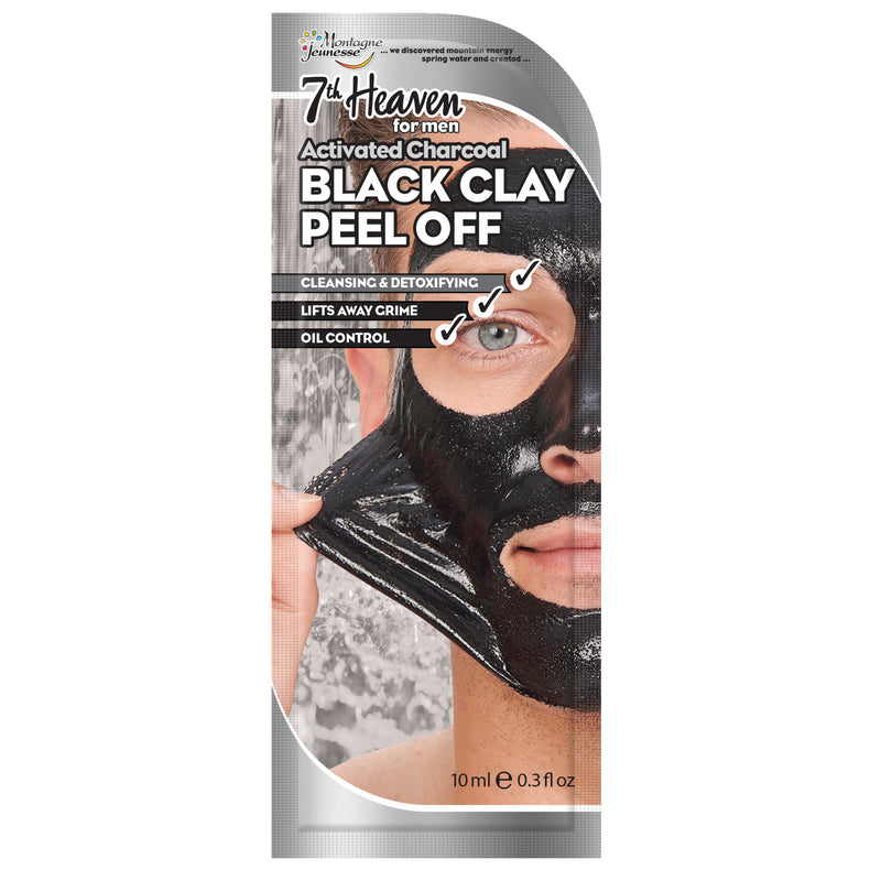 7th Heaven Activated Charcoal Black Clay Peel Off Mask
