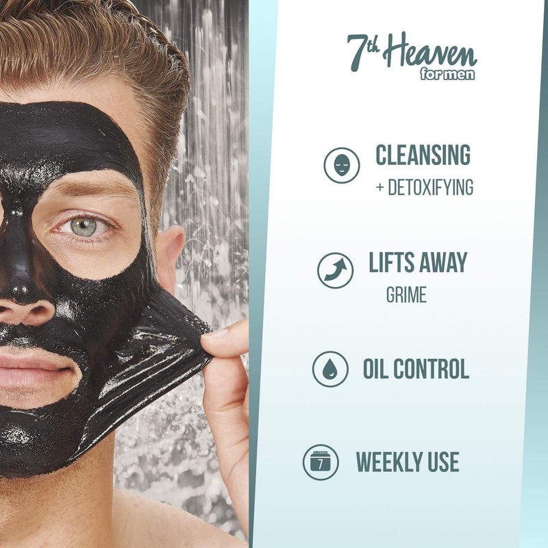 7th Heaven Activated Charcoal Black Clay Peel Off Mask