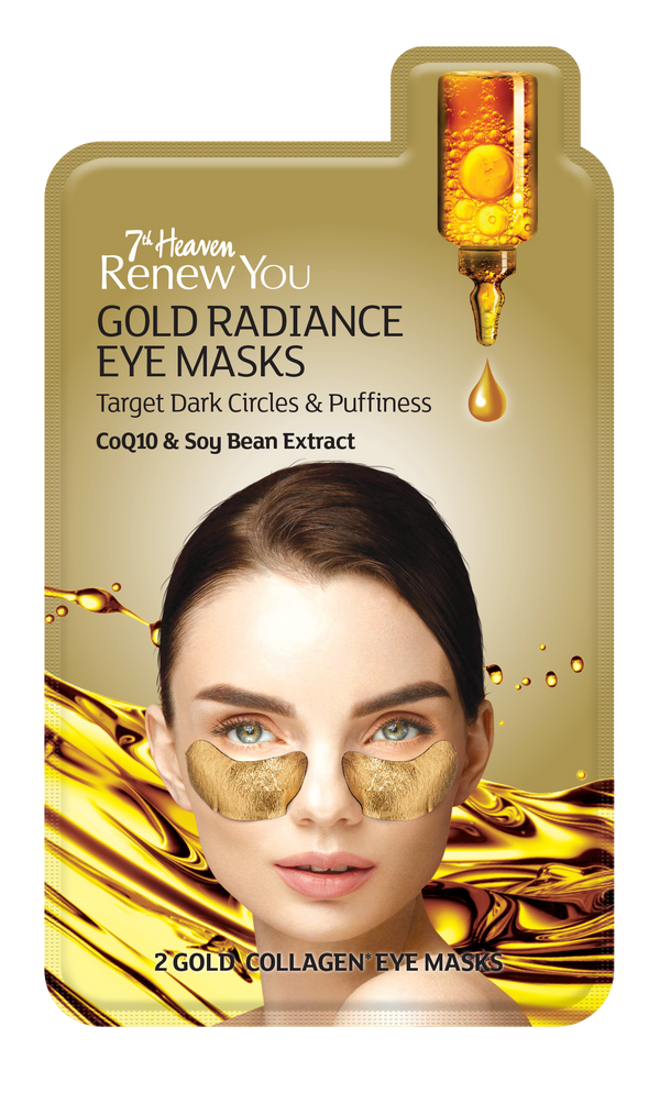 Renew You Gold Radiance Masque pour les yeux au collagène cible les cernes et les poches 7th Heaven
