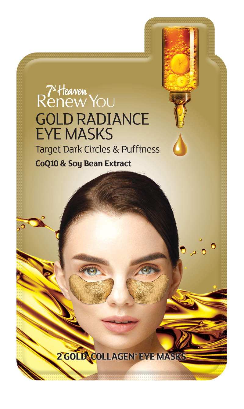 Renew You Gold Radiance Collagen Eye Mask Target Dark Circles & Puffiness 7th Heaven