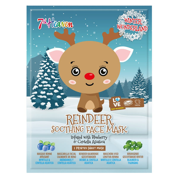 7th Heaven Winter Wonderland - Reindeer Sheet Mask