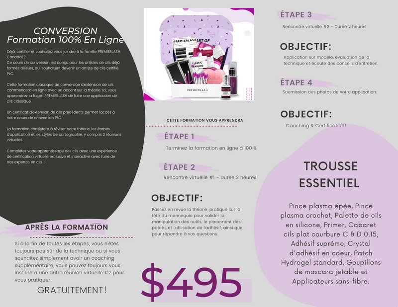 Education pamphlets - conversion FRANCAIS (50 units)