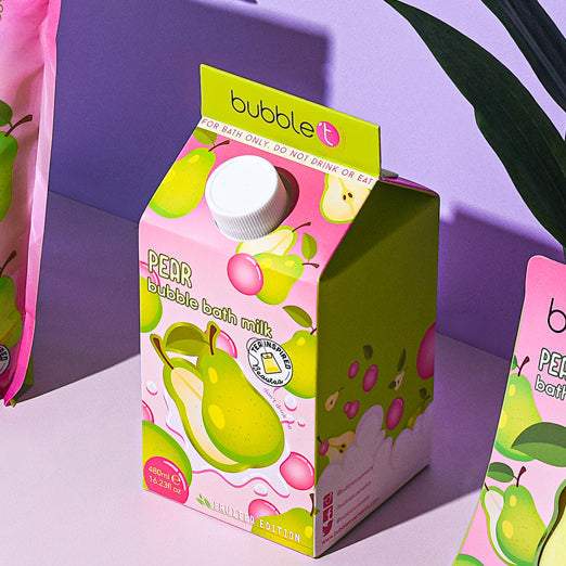 Bubble T Pear Bubble Bath Milk (480mL)  (B)