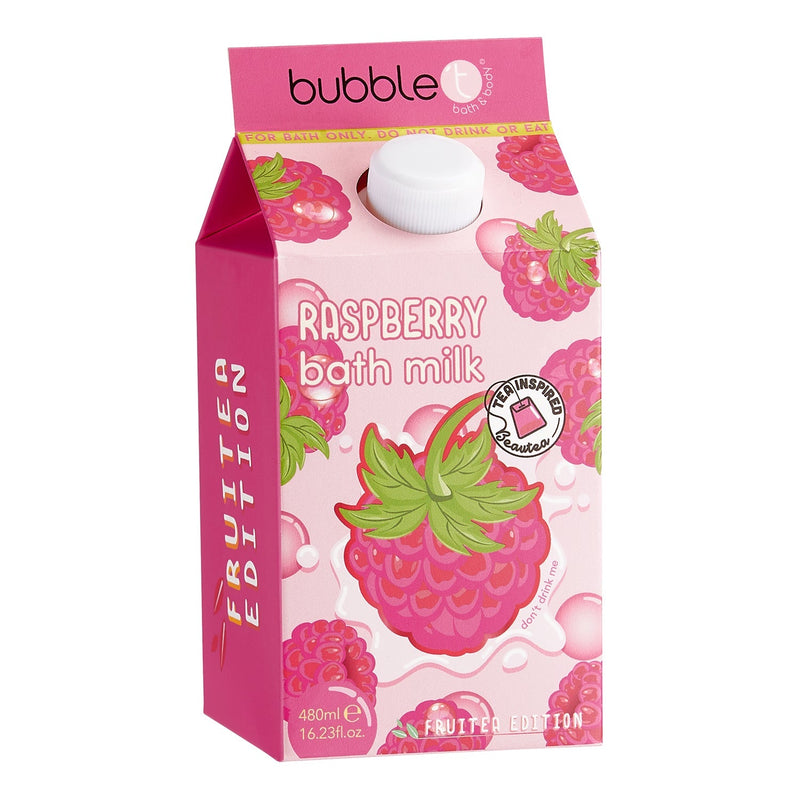 Bubble T Raspberry Bubble Bath Milk (480mL)  (B)
