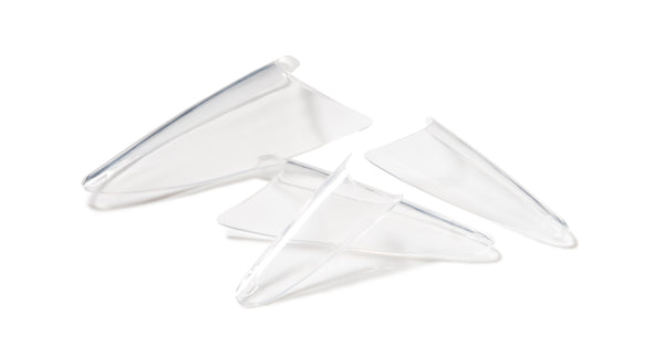 50 Clear Stiletto Individual Tips.