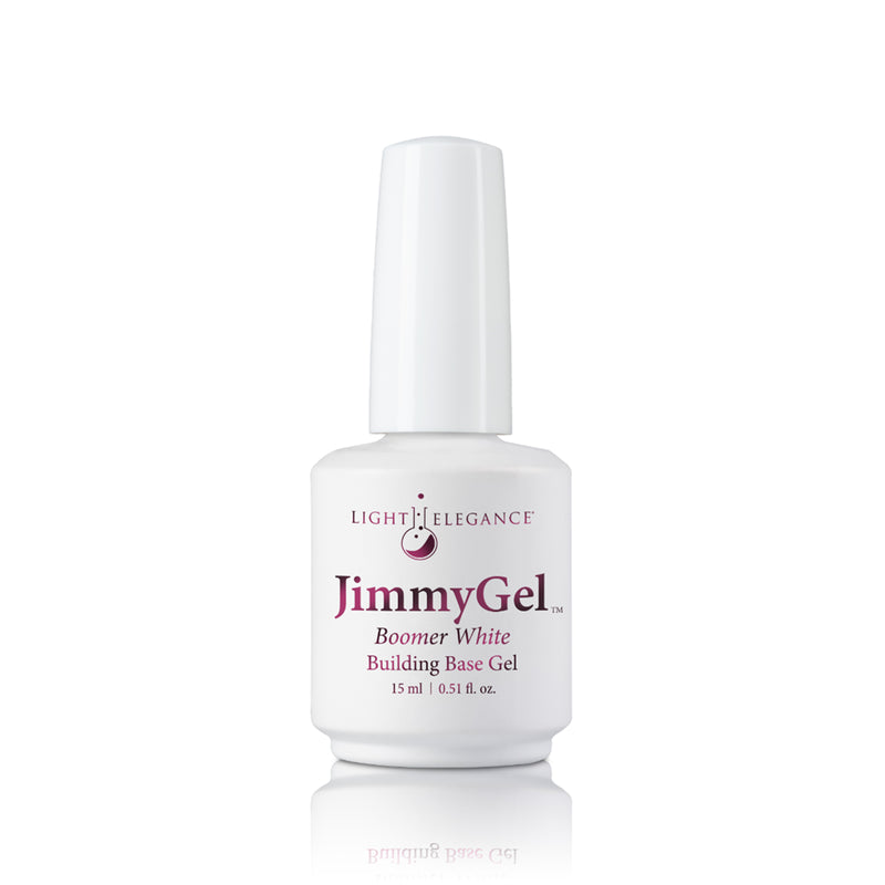 Boomer White JimmyGel Soak-off Building Base, 15 ml