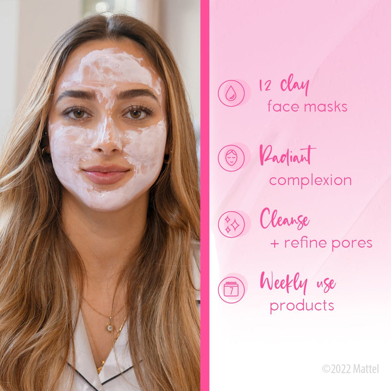 7th Heaven Barbie 'Radiate Friendship' Pink Rose Clay Mask