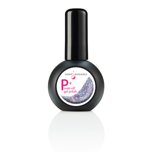 P+ In My Happy Place, vernis gel pailleté, 15 ml