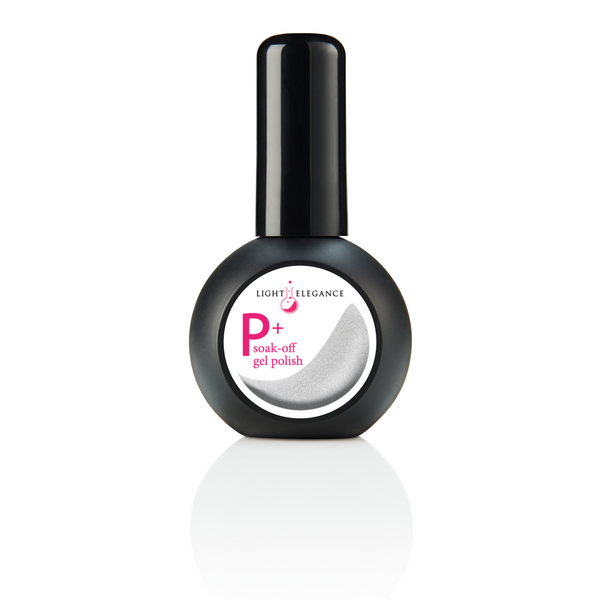 P+ Leave the Light On, vernis gel pailleté, 15 ml
