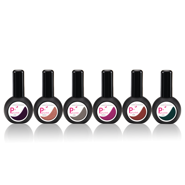 P+ GLITTER GEL POLISH PACK : Collection Wish You Were Here Hiver 2022 (6) 15 ml P+ Glitter Gel Polish
