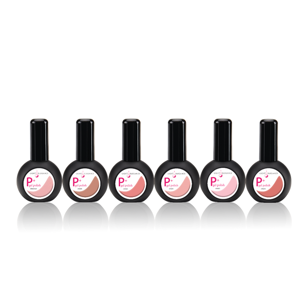 P+ GLITTER GEL POLISH PACK : Collection Wish You Were Here Hiver 2022 (6) 15 ml P+ Glitter Gel Polish