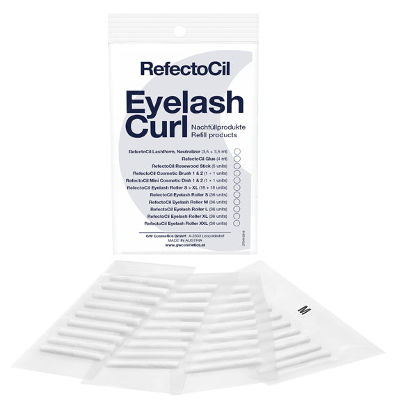 Eyelash Curl Rollers 36/Pouch