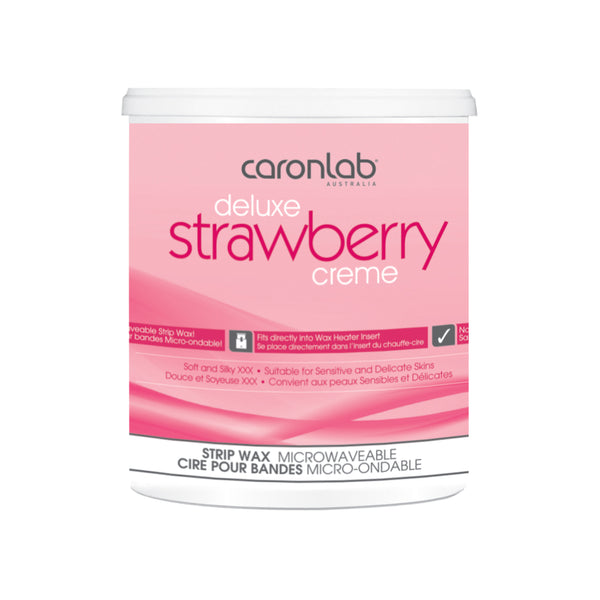 Strawberry Crème Strip Wax - Microwaveable 800ml