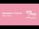 Strawberry Crème Strip Wax - Microwaveable 800ml